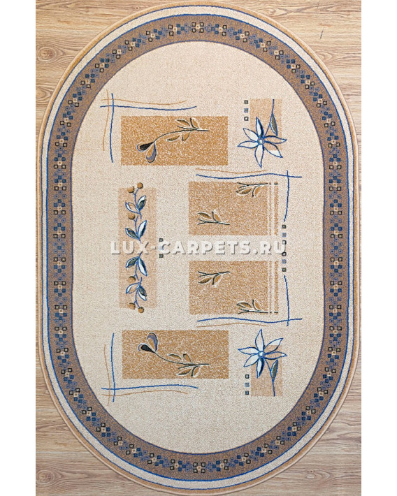 Ковер шерстяной 1,50х2,30 Floare-Carpet 234 00121 Овал