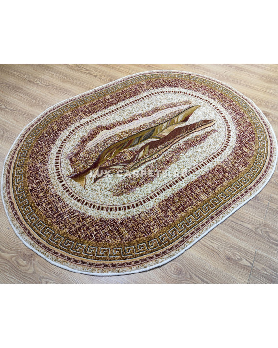 Ковер шерсть 1,50х2,00 Floare-Carpet 121 1659 Овал