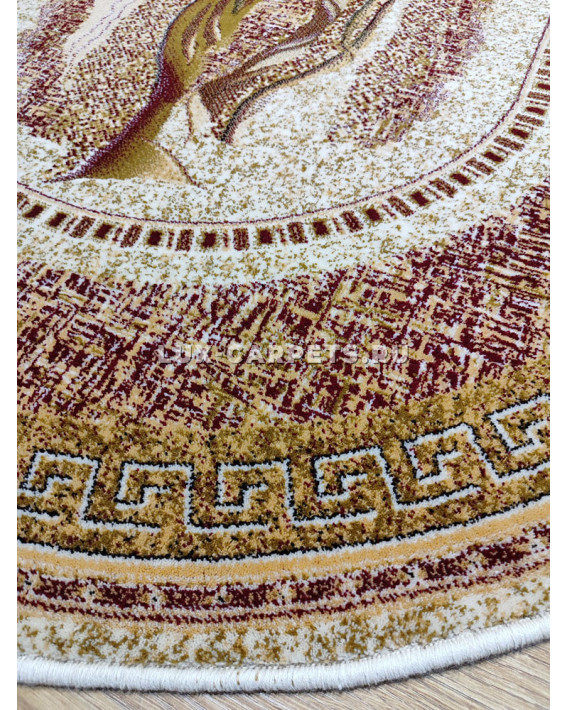 Ковер шерсть 1,50х2,00 Floare-Carpet 121 1659 Овал