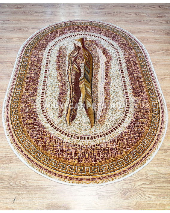 Ковер шерсть 1,50х2,00 Floare-Carpet 121 1659 Овал