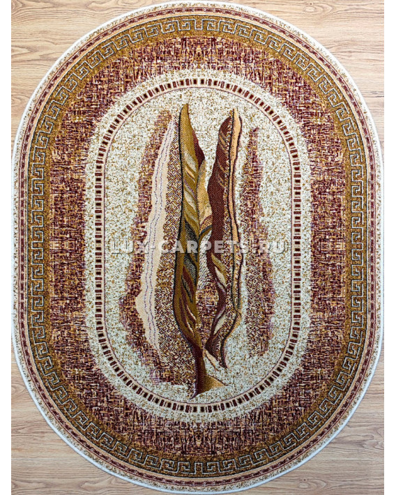 Ковер шерсть 1,50х2,00 Floare-Carpet 121 1659 Овал