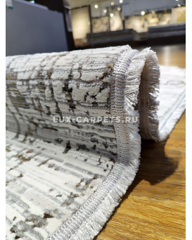 Ковер турецкий MIRA PLUS NL83ACREAM ANTHRACITE овал