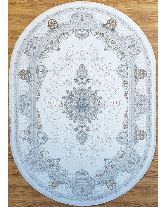 Ковер турецкий AZURE 7162A CREAM CREAM овал