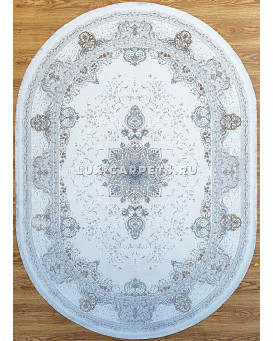 Ковер турецкий AZURE 7162A CREAM CREAM овал