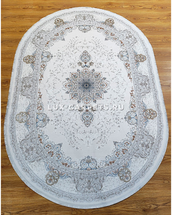 Ковер турецкий AZURE 7162A CREAM CREAM овал