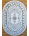 Ковер турецкий AZURE 7163A CREAM CREAM овал