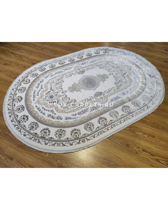 Ковер турецкий AZURE 7163A CREAM CREAM овал