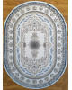Ковер турецкий AZURE 7163A CREAM L_GRAY овал