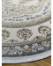 Ковер турецкий AZURE 7163A CREAM L_GRAY овал