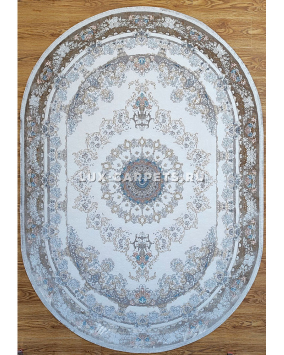 Ковер турецкий AZURE 7164A CREAM L BEIGE овал