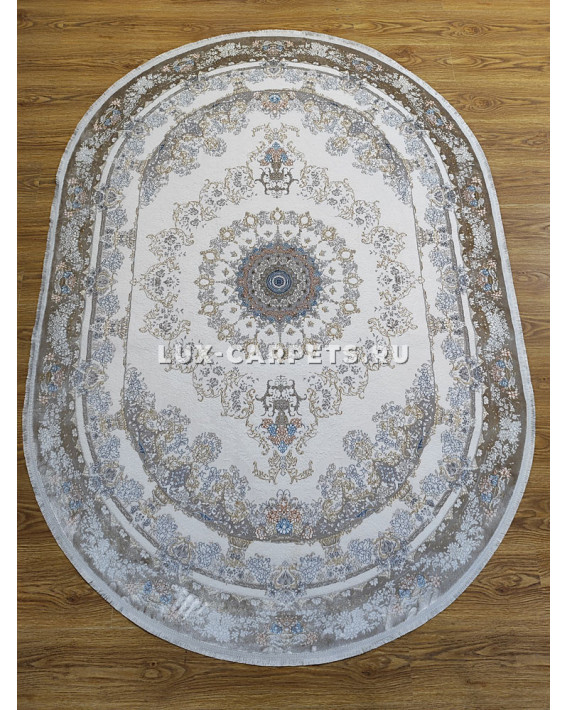 Ковер турецкий AZURE 7164A CREAM L BEIGE овал