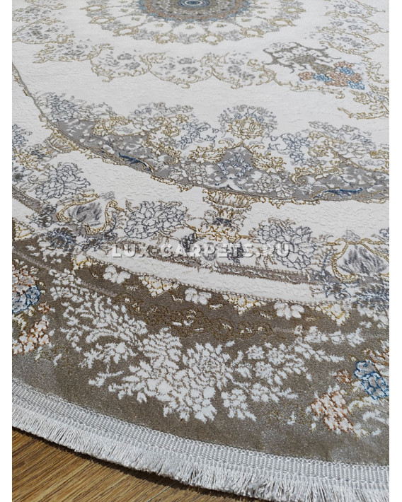 Ковер турецкий AZURE 7164A CREAM L BEIGE овал