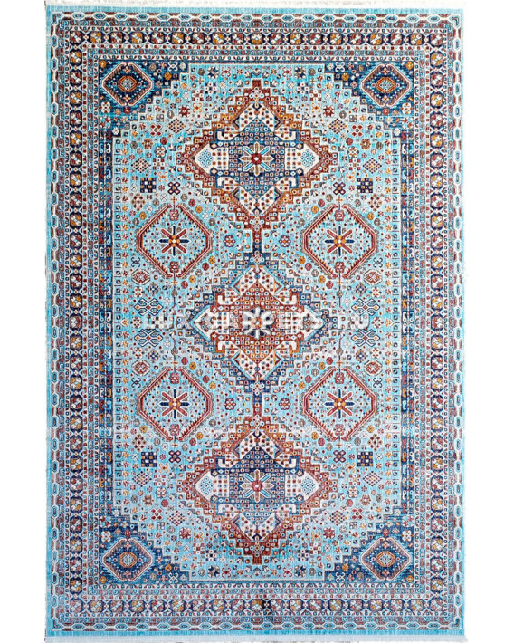 Ковер турецкий ANTIK KM75A TURQUOIS CREAM