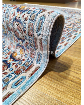 Ковер турецкий ANTIK KM75A TURQUOIS CREAM
